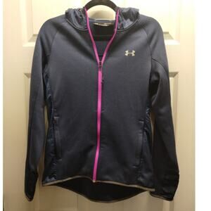 Under Armour Size S Coldgear Infrared Shield 3-Way Stretch Zip-Up Hooded Jacket